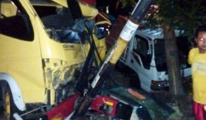 Tabrak Truk Ngeban di Ngawi, Seorang Kernet Tewas dalam Perawatan Tabrak Truk Ngeban di Ngawi, Seorang Kernet Tewas dalam Perawatan