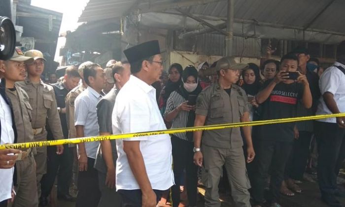 Pasca Kebakaran Pasar Baru Tuban, Bupati akan Dirikan Kios Sementara bagi para Pedagang