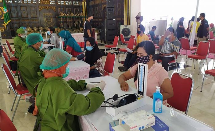 Polres Jombang Targetkan 3.200 Dosis Vaksin Tiap Hari