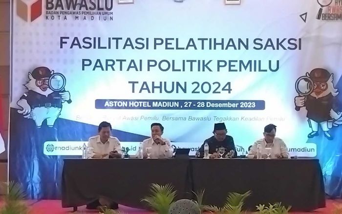 Bawaslu Kota Madiun Gelar Pelatihan Saksi Pemilu 2024 Bawaslu Kota Madiun Gelar Pelatihan Saksi Pemilu 2024