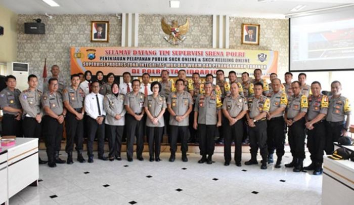 Srena Polri Tinjau Progres Zona Integritas Polresta Sidoarjo Srena Polri Tinjau Progres Zona Integritas Polresta Sidoarjo
