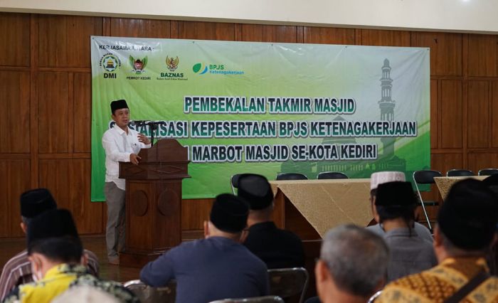 Pemkot Kediri Daftarkan 261 Marbot Sebagai Peserta BPJS Ketenagakerjaan