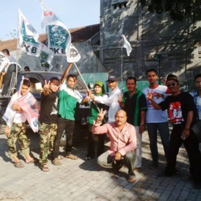 Jelang Masa Tenang, PKB Lamongan Gelar Konvoi Damai Jelang Masa Tenang, PKB Lamongan Gelar Konvoi Damai