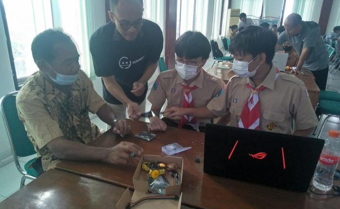 Asah Bakat di Bidang Teknologi, Dispendikbud Kota Pasuruan Gelar Kompetisi Robotik Tingkat SD/SMP