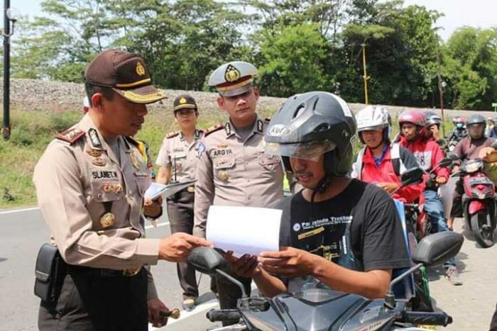 14 Hari Operasi Zebra, Polres Blitar Tilang Ribuan Pengendara