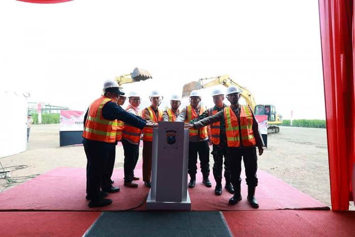 Polda Jatim Bangun Gudang Ketahanan Pangan Berkapasitas 1000 Ton di Mojokerto