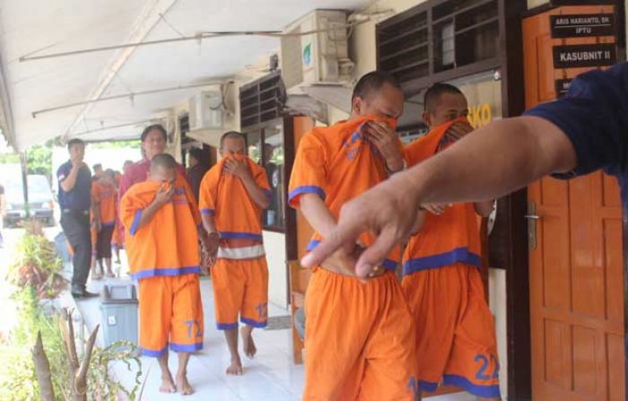 Dua Pekan, Polresta Sidoarjo Gulung 5 Tersangka Narkoba Dua Pekan, Polresta Sidoarjo Gulung 5 Tersangka Narkoba