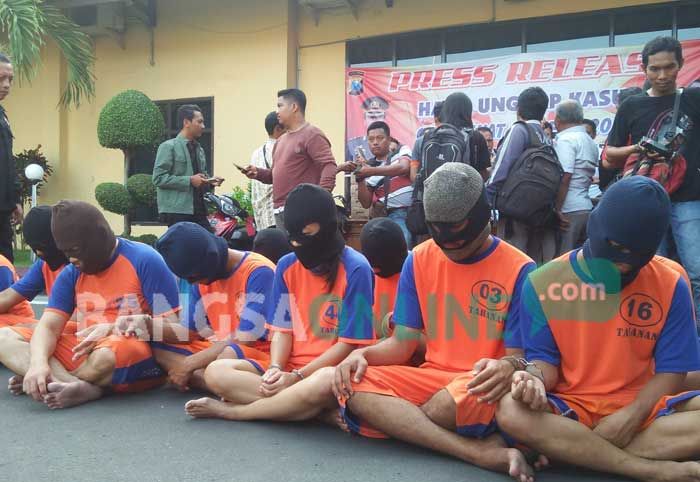 Operasi Sikat Semeru 2017, Polres Jombang Bekuk 12 Tersangka Operasi Sikat Semeru 2017, Polres Jombang Bekuk 12 Tersangka