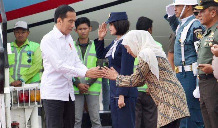 Gubernur Khofifah Sambut Kunjungan Kerja Presiden di Jatim Gubernur Khofifah Sambut Kunjungan Kerja Presiden di Jatim