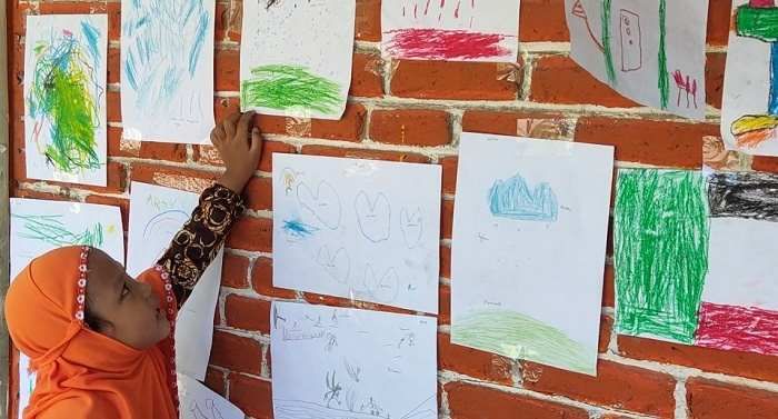 Hari Air Sedunia, Murid TK Alam Ramadhani Diminta Bercerita dan Menggambar Bertemakan Air Hari Air Sedunia, Murid TK Alam Ramadhani Diminta Bercerita dan Menggambar Bertemakan Air