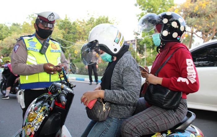 Hari Pertama Ops Zebra Semeru, Satlantas Polres Bangkalan Tilang 25 Pelanggar