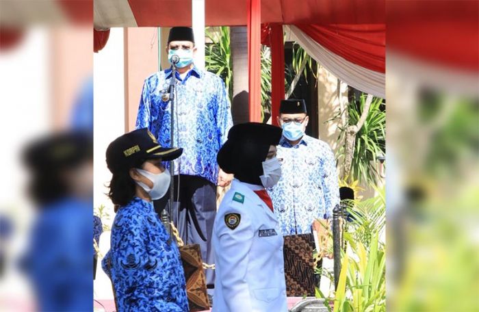 Upacara HUT ke-75 Provinsi Jatim, Pjs. Wali Kota Pasuruan Ajak Kerja Keras Atasi Dampak Pandemi Upacara HUT ke-75 Provinsi Jatim, Pjs. Wali Kota Pasuruan Ajak Kerja Keras Atasi Dampak Pandemi