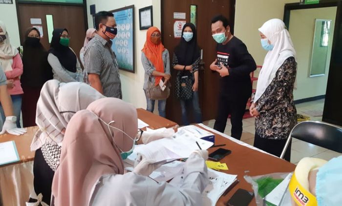 Wabup Qosim Tinjau Rapid Test Gratis Calon Mahasiswa Peserta UTBK SBMPTN 