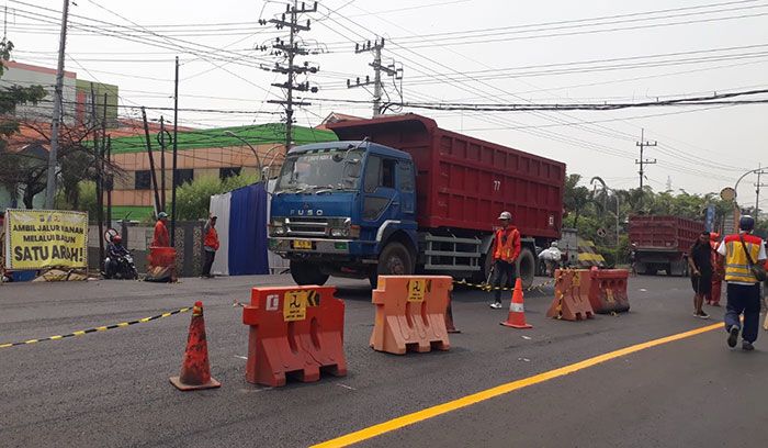 Pembangunan Lebih Cepat, Jembatan Ngaglik Lamongan Kembali Difungsikan