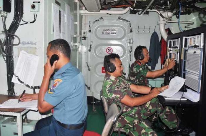 Peserta Latihan Interoperability Komunikasi Laksanakan Praktek Peserta Latihan Interoperability Komunikasi Laksanakan Praktek