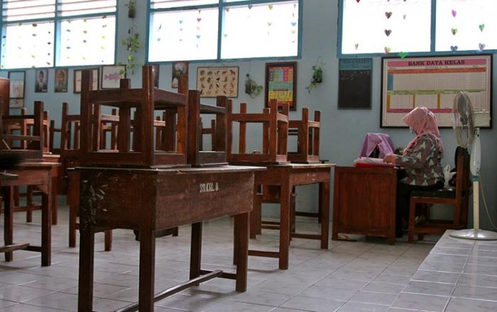 Meski Sekolah Belum Masuk, Para Guru di Kota Kediri Inisiatif Bersiap New Normal Meski Sekolah Belum Masuk, Para Guru di Kota Kediri Inisiatif Bersiap New Normal