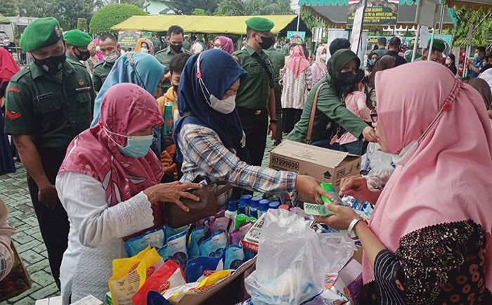 Jelang Idulfitri 1443 H, Korem 084/BJ Gelar Bazar