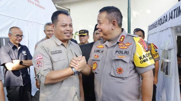 Pemilu Berjalan Aman dan Lancar, Kapolda Jatim Sampaikan Terima Kasih Kepada KPU dan Ulama