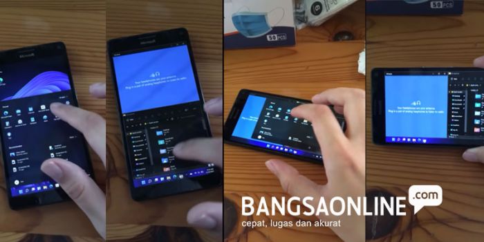 Uji Coba Windows 11 di Smartphone Uji Coba Windows 11 di Smartphone