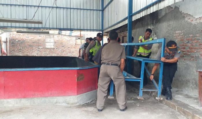 Polisi Bongkar Arena Sabung Ayam di Tulangan Sidoarjo Polisi Bongkar Arena Sabung Ayam di Tulangan Sidoarjo