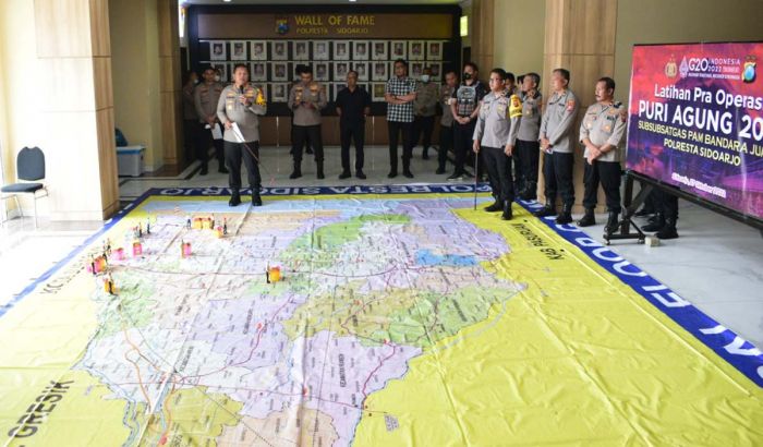 Pimpin TFG Ops Puri Agung, Kapolresta Sidoarjo Pastikan Kesiapan Pengamanan KTT G20 Pimpin TFG Ops Puri Agung, Kapolresta Sidoarjo Pastikan Kesiapan Pengamanan KTT G20