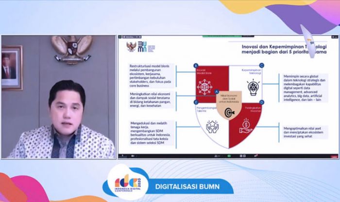 Erick Thohir: BUMN Perlu Terus Berinovasi dan Pelajari Model Bisnis Baru Era Digital