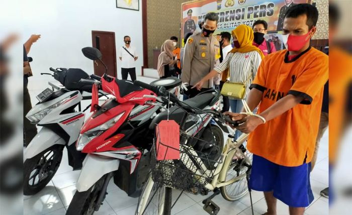 Mentang-mentang Musim Gowes, Jambret di Blitar ini Beraksi Pakai Sepeda Mentang-mentang Musim Gowes, Jambret di Blitar ini Beraksi Pakai Sepeda