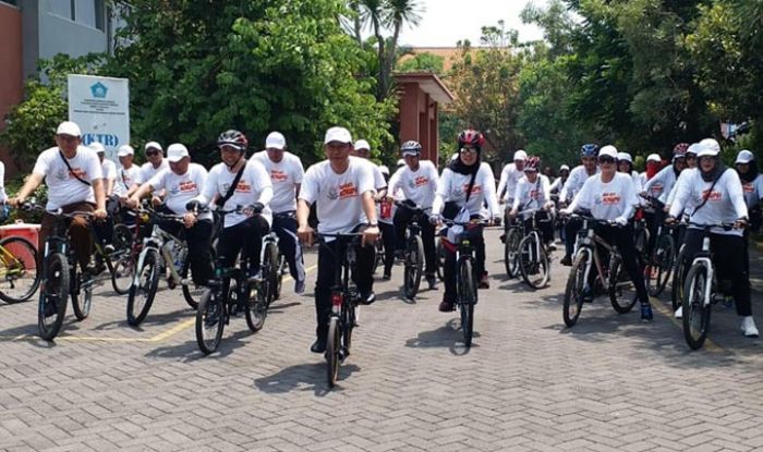 Peringati Hari Anti Korupsi Sedunia, Kejari Sidoarjo Gelar Gowes Bareng 