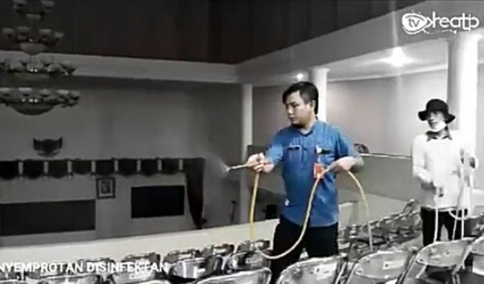 DPRD Kota Batu Off Hingga Akhir Maret, Ketua Dewan Bersih-bersih Kantor DPRD Kota Batu Off Hingga Akhir Maret, Ketua Dewan Bersih-bersih Kantor