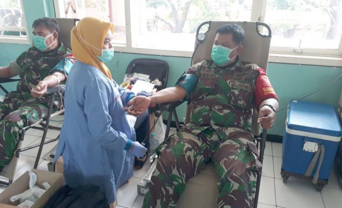 TNI Rela Sumbang Darah di Tengah Pandemi