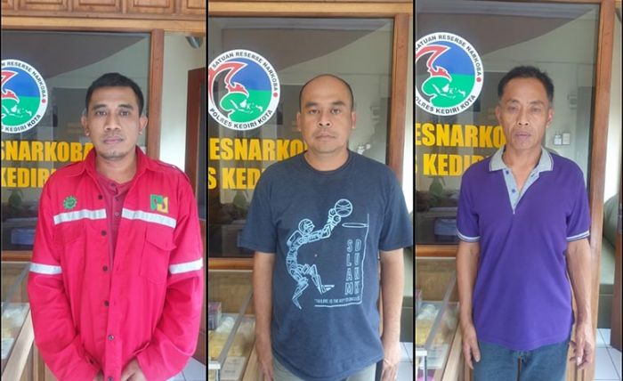 Edarkan Narkotika, Tiga Warga Kediri Ditangkap Polisi Edarkan Narkotika, Tiga Warga Kediri Ditangkap Polisi