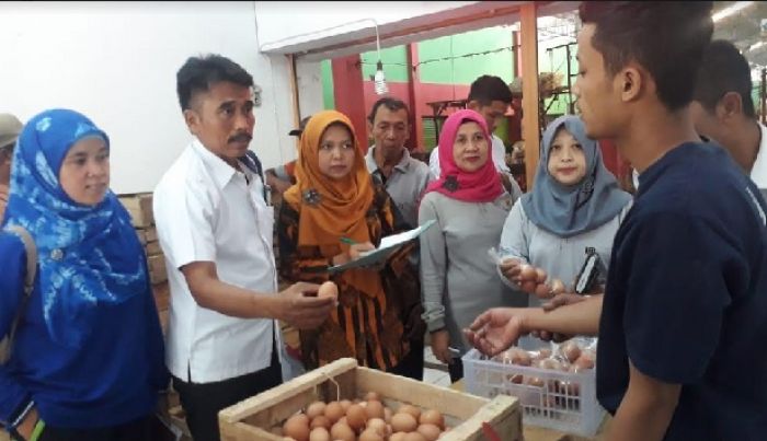 Kanit Pidsus Satreskrim Polresta Sidoarjo Sidak Pasar Gedangan, Sejumlah Komoditas Naik