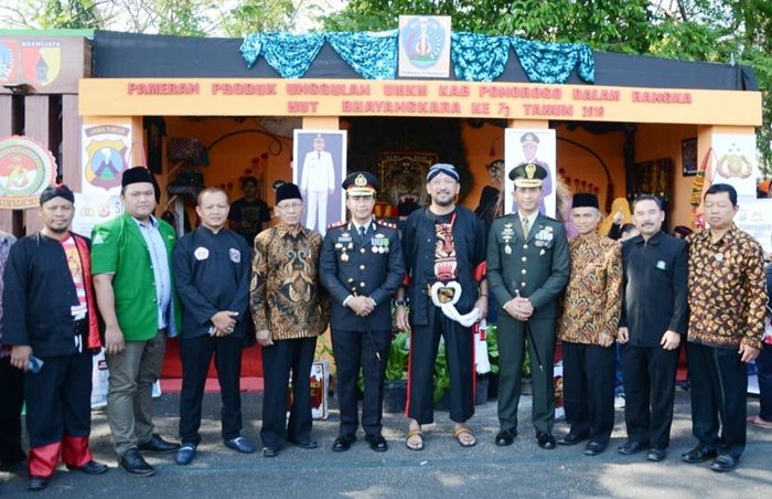 ​Kapolres Ponorogo Hadiri Upacara HUT Bhayangkara ke-73 di Kodam V/Brawijaya