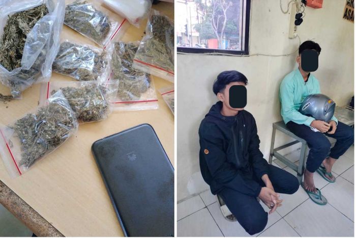 Gara-gara Motor Dipinjam Anak, Pengedar Ganja di Surabaya Ditangkap Polisi