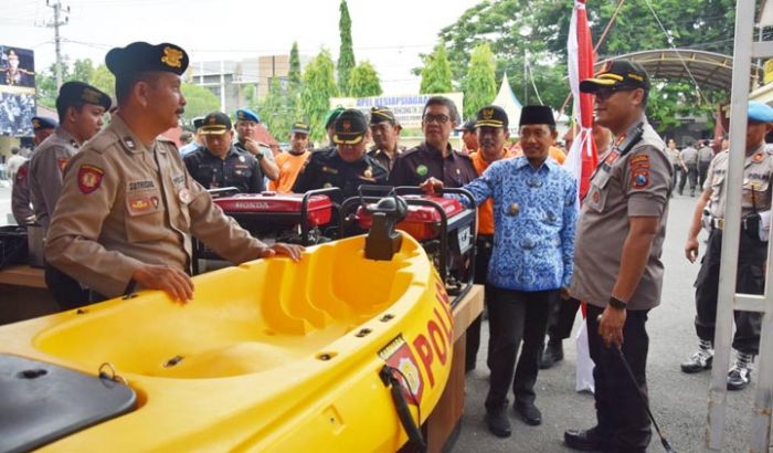 Polres Pamekasan Siap Tanggulangi Bencana Polres Pamekasan Siap Tanggulangi Bencana
