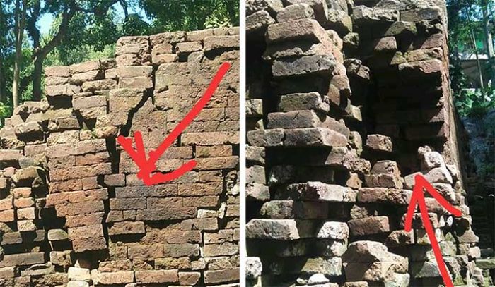 Bangunan Candi Tetek Belahan Retak, Dewan Kesenian Pasuruan Berharap Perhatian Pemkab Bangunan Candi Tetek Belahan Retak, Dewan Kesenian Pasuruan Berharap Perhatian Pemkab