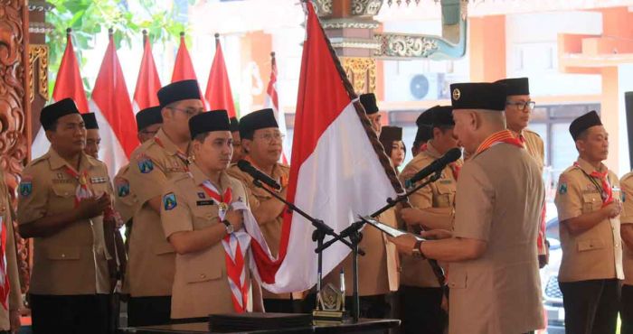 Dilantik Jadi Ketua Mabicab Pramuka 2025-2030, Bupati Mojokerto Tegaskan Peran Karakter Bangsa