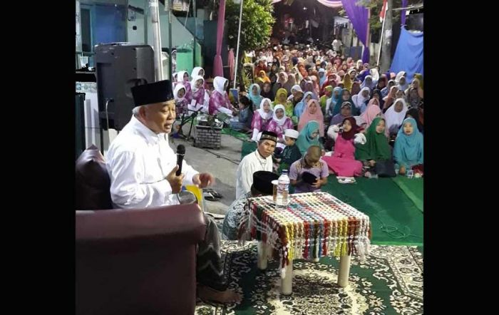 Kiai Asep-Muslimat NU Surabaya Kompak Back Up Kader NU Caleg PPP
