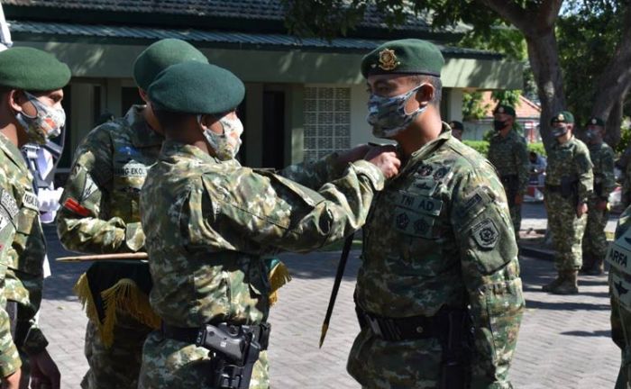 Danbrigif Para Raider 18/Divif 2 Kostrad Pimpin Sertijab Danyonif Para Raider 501/BY Danbrigif Para Raider 18/Divif 2 Kostrad Pimpin Sertijab Danyonif Para Raider 501/BY