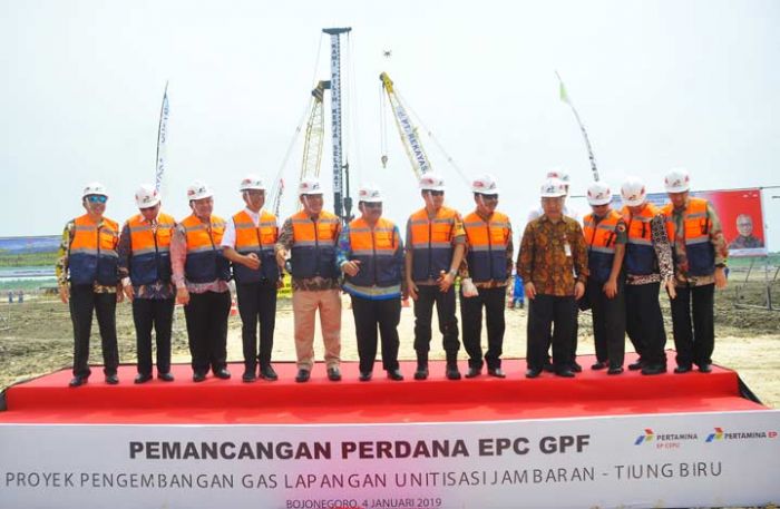 Pertamina EP Cepu Awali 2019 dengan Pemancangan EPC GPF