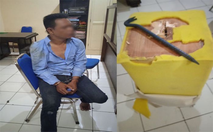 Warga Buduran Sidoarjo Tertangkap Basah Curi Kotak Amal di Musala Warga Buduran Sidoarjo Tertangkap Basah Curi Kotak Amal di Musala