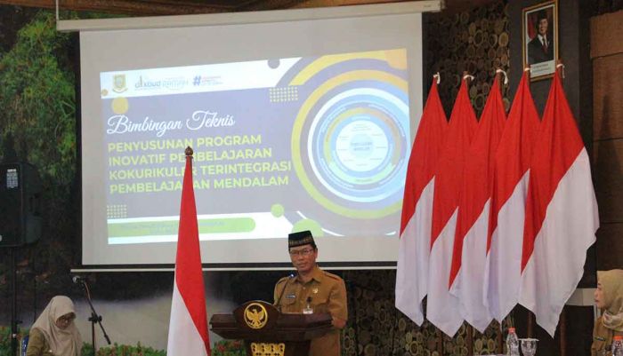 Disdikbud Kota Mojokerto Gelar Bimtek Guru SD untuk Program Kokurikuler Pembelajaran Mendalam Disdikbud Kota Mojokerto Gelar Bimtek Guru SD untuk Program Kokurikuler Pembelajaran Mendalam