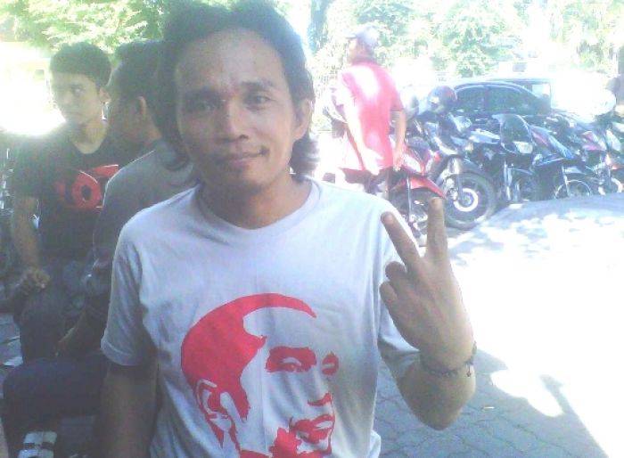 Menangkan Jokowi-JK, Relawan Deklarasi di Eks Pengungsian Lumpur