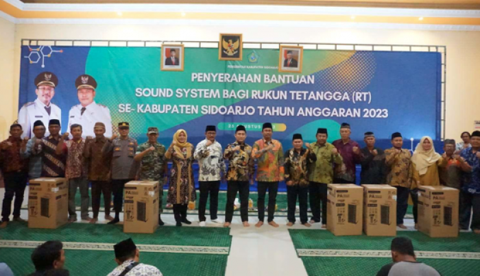 Pemkab Bagikan Sound System ke Ribuan RT di Sidoarjo, Gus Muhdlor: Tidak Dijual di Toko