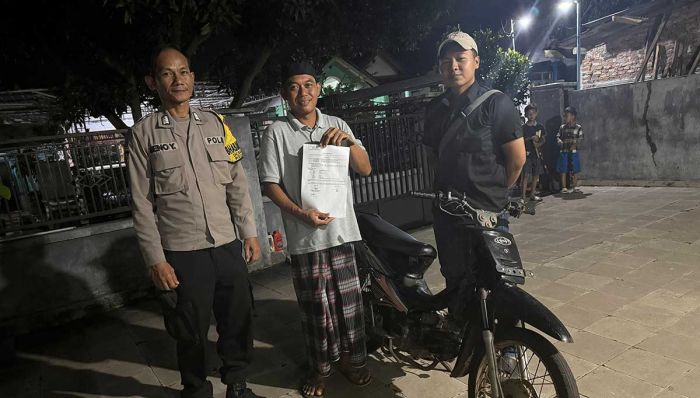 Serahkan Motor Curian ke Pemilik, Polsek Kejayan Imbau Warga Tingkatkan Waspada