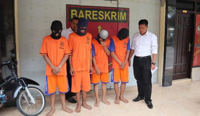 Empat Pelajar Komplotan Pencuri Motor di Jombang Dibekuk Polisi Empat Pelajar Komplotan Pencuri Motor di Jombang Dibekuk Polisi