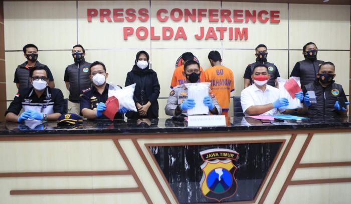 Ditresnarkoba Polda Jatim Gagalkan Penyelundupan 6 Kg Sabu dari Malaysia