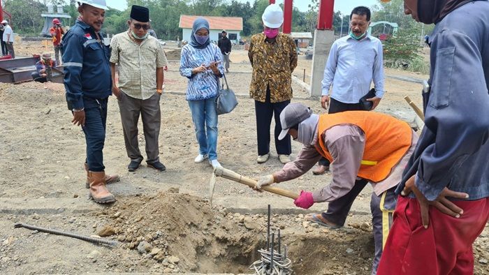 Sidak Pembangunan TPA Wonokerto Pasuruan, Komisi III Temukan Besi Tak Sesuai Spek