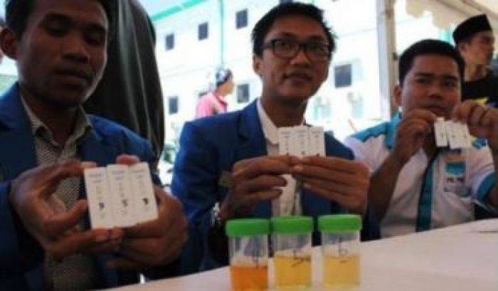 500 Anggota PMII Jalani Tes Urine