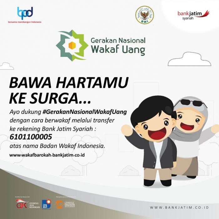 Luncurkan Aplikasi Wakaf iB Barokah, Berwakaf Jadi Lebih Mudah dengan Bank Jatim Syariah Luncurkan Aplikasi Wakaf iB Barokah, Berwakaf Jadi Lebih Mudah dengan Bank Jatim Syariah